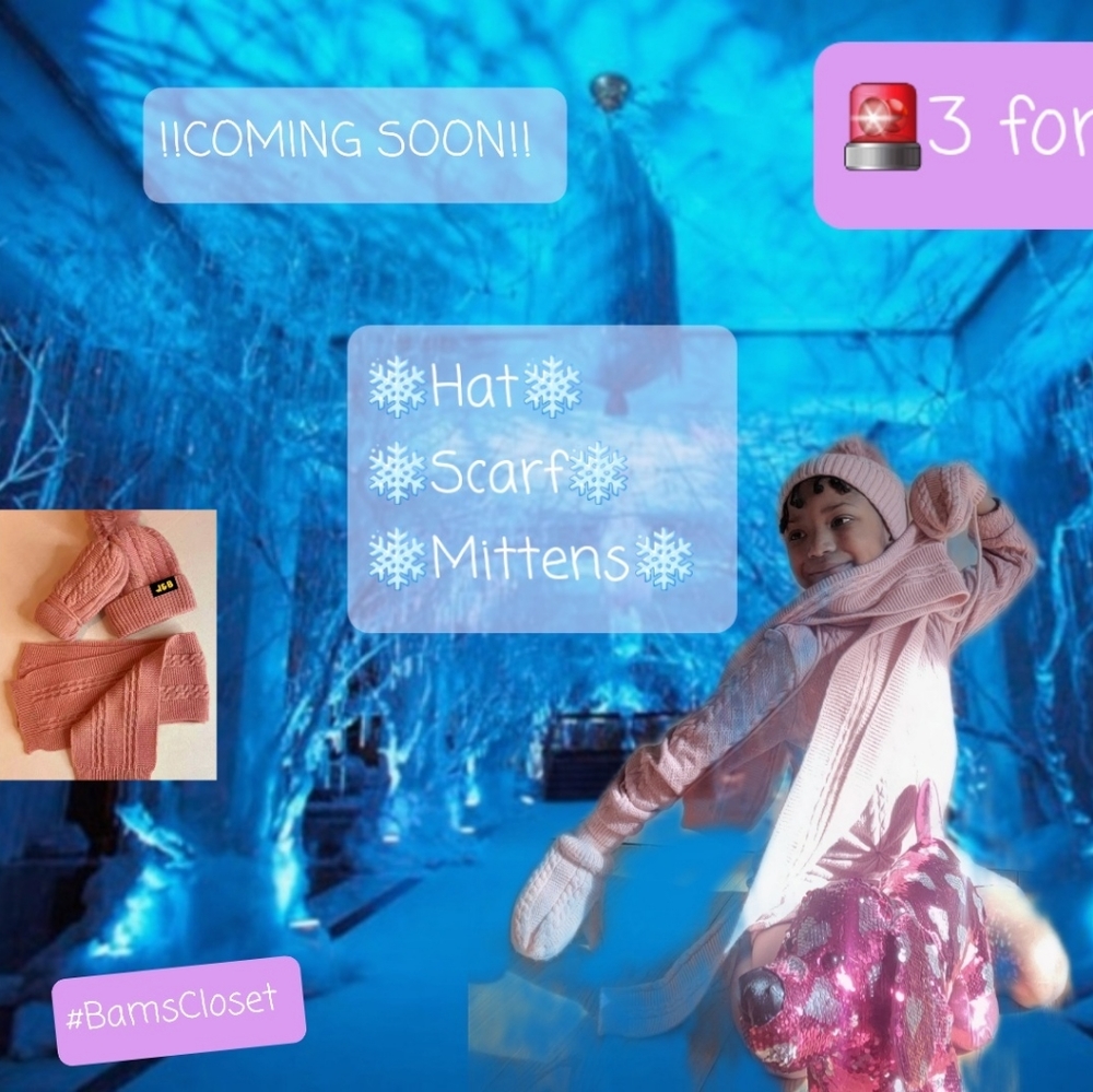 Hat//Scarf//Mittens Set